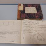 handgeschreven cahiers van gearresteerde personen in oorlogstijd